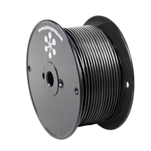Primary Wire, Marine, 18 AWG, 1C C, Black, PVC, Stranded, 600V, 250 ft.